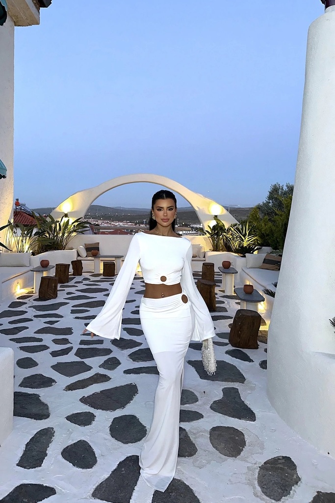 White Valencia Suit