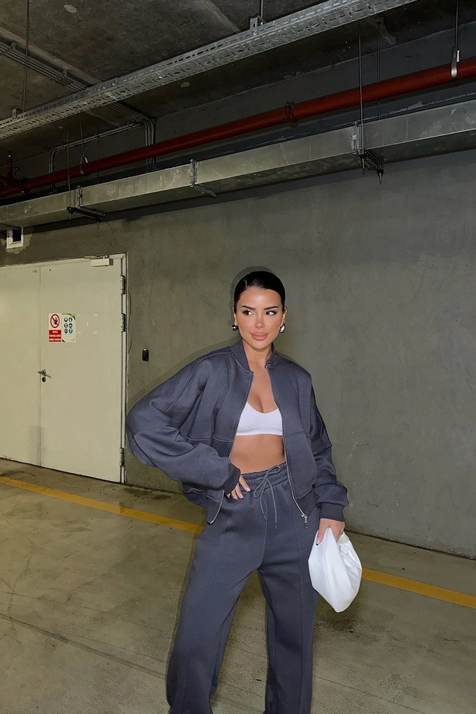 Anthracite Zipper Suit