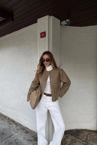 [ATE-2384-SML222] Beige Letica Jacket