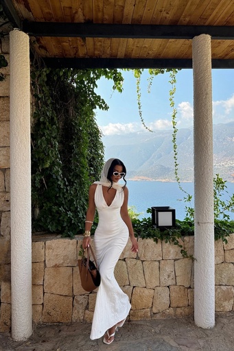 [ATE-2498-SML222] Helsa Backless Long Dress