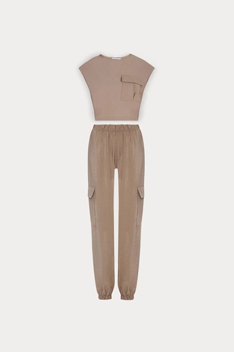 [ATE-1485-SML222] Toprak Pocket Detailed Trousers Suit